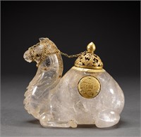 Ming crystal camel stove