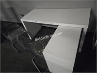 Desk White + 2 Chairs