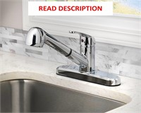 Chrome Single Handle Pull-out Faucet with Sprayer