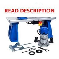 $169  Kobalt Fixed Corded Router with Table