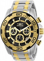 Invicta Men's Pro Diver Gold Black Watch