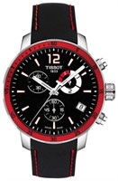 Tissot Men's Black & Red Quickster Quartz Watch