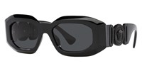 Versace Men's  Fashion 54mm Black Sunglasses
