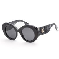 Burberry Women's 49mm Black Sunglasses