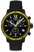 Tissot Men's Black Quickster Quartz Watch
