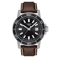 Tissot Men's Brown Leather Strap Watch