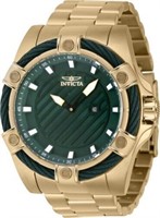 Invicta Men's Green Gold Tone 52mm Quartz Watch