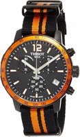 Tissot Men's Orange Black Quickster Quartz Watch