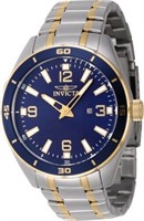 Invicta Men's Blue Gold Pro Diver Quartz Watch