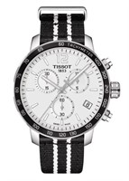 Tissot Men's Black Strap Quickster Quartz Watch