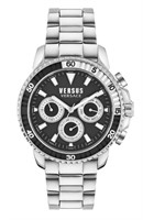 Versus Versace Men's Black Dial 45mm Watch