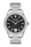 Versus Versace Women's Diamond Cut Black Watch