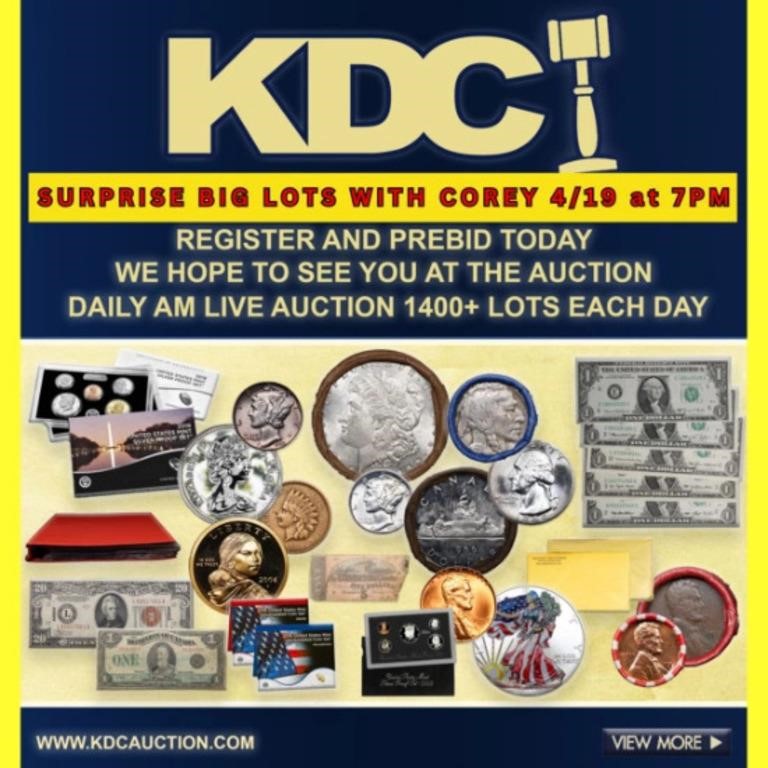 Key Date Coins Spectacular AM Live Auction 16 pt 1.1