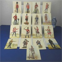 Unused Postcards: 12 Regiments of Canadian Army &