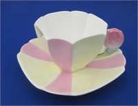 Shelley Cup & Saucer with Tulip Handle