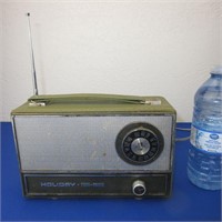 Vintage Holiday Twin Power AM/FM Radio - Works