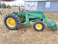 JD 1010 gas with loader,  Note bellow