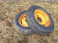 Pr  7.5-18 impliment tires on rims
