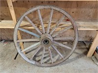Vintage wagon wheel 42"