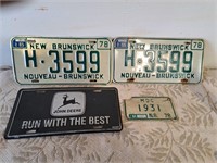 License plates