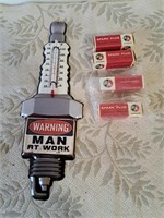 Spark plug thermometer, B/A spark plugs