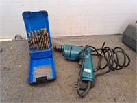 Makita drill, Mastercraft drill bit set