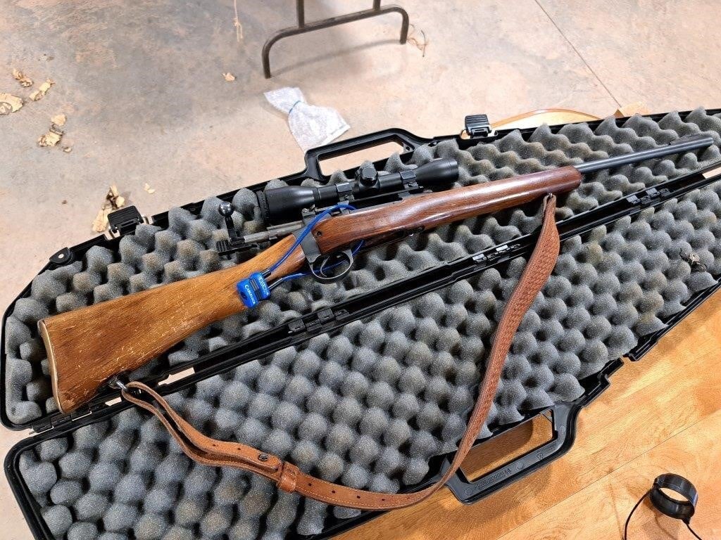 303 British MK4 with Bushnel scope and hard case