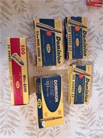 Vintage Dominion shell boxes