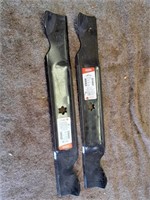 2 new mower blades for 42" deck 198-153