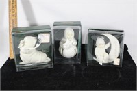 Three Department 51  Snowbabies in boxes
