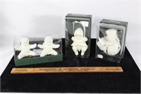 Three Department 51 Snowbabies in boxes