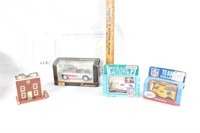 Large lot of toy cars-Matchbox,NFl,car decals,etc