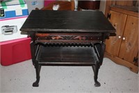 Black Painted Spindle Desk