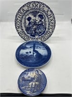 Vintage England plate and mire