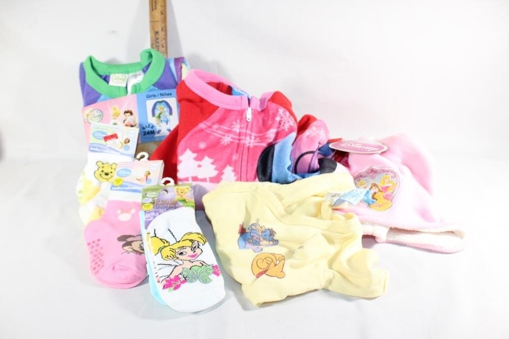 Large lot of Disney baby clothes