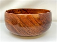 Koa Wood Bowl, 10.5" Diameter