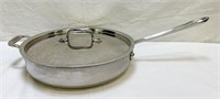 All Clad Skillet w/cover, 2" Height, 11" Diameter