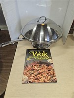 Wok electric cooker and cookbooks