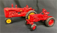 Lot of 2 ERTL Metal Toy Tractors