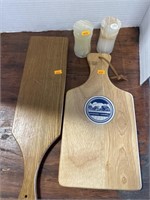 Marble shaker set and cutting boards