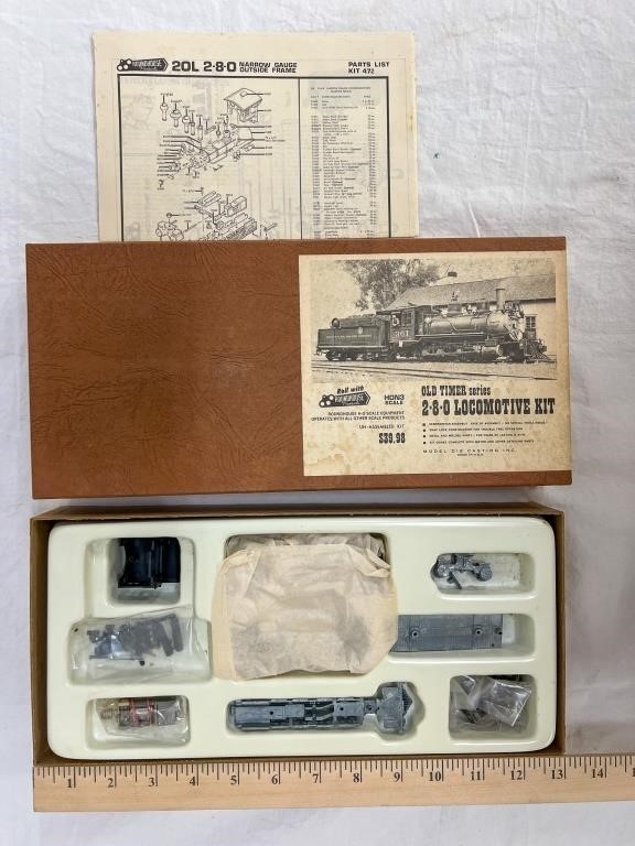 Model Train, Old Timer Series 280 Locomotive Kit,