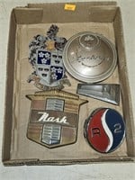 Vintage car emblems