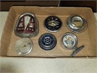 Vintage car emblems