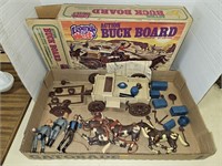 Vintage action buck board playset