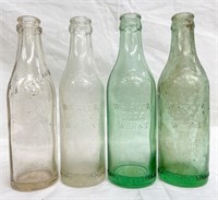4 Vintage Soda Bottles, Wailua Soda Works