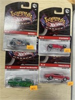 4 Larry’s garage hot wheels cars