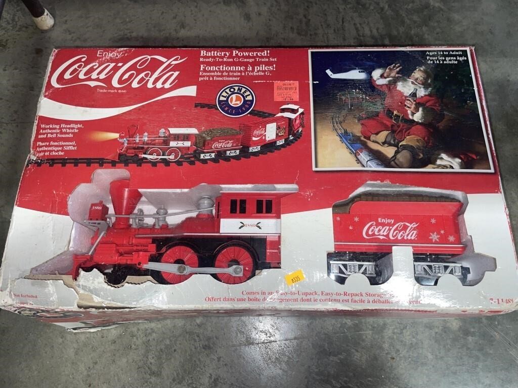 G gauge Coca Cola train set