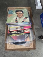 Vintage Elvis 45 records (approx 32)