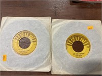 2 Vintage Elvis 45 records