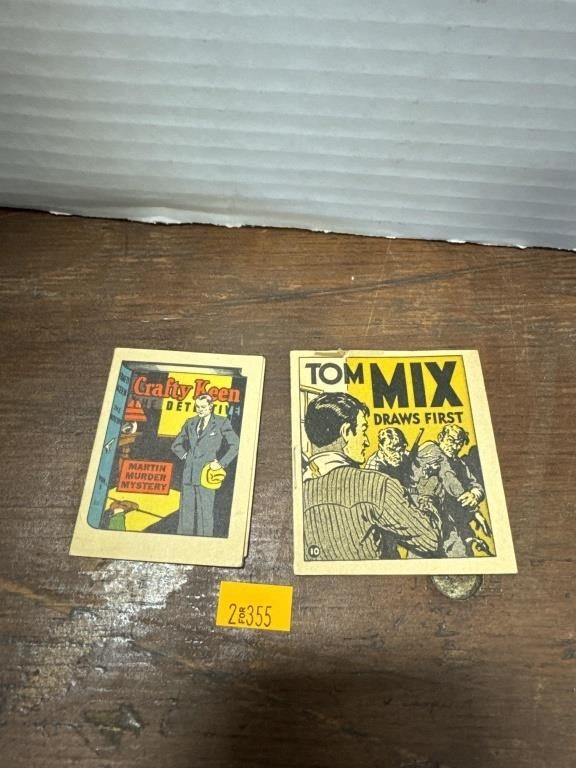 Vintage Mini Comics, Tom Mix and Crafty Keen The